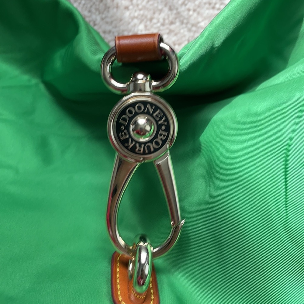 Dooney & Bourke Green and Brown Shoulder Bag - Picture 4 of 13